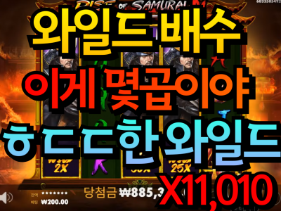 온에어슬롯 (라이즈 오브 사무라이 4 Rise of Samurai 4) 11,010배!
